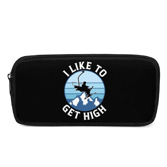 Ski Lifestyle Winter Sport Apparel Skiier Gifts Pencil Cases
