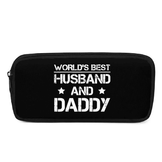 World's Best Husband And Daddy - Papa Father's Day Pencil Cases