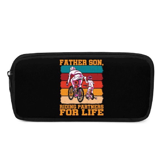 Father Son, Riding Partners For Life Pencil Cases