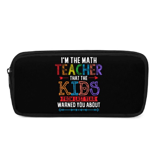 Math Teacher Unicorn Pencil Cases