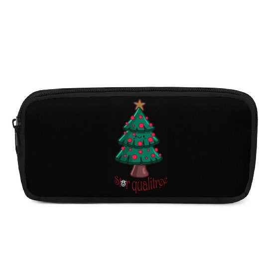 Christmas tree-star qualitree Pencil Cases