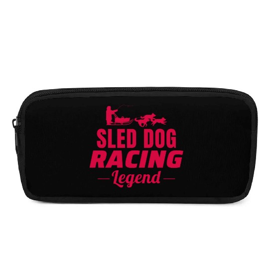 Husky Sledding Sled Dog Racing Alaskan Racers Pencil Cases