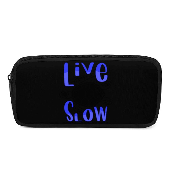 Relax and Live Slow Sea Turtle Beachy Vacation Pencil Cases