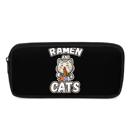 Ramen and cats Pencil Cases