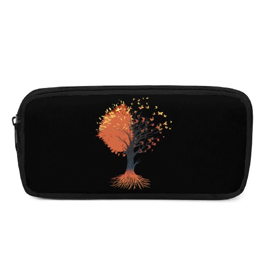 Butterfly Tree Beautiful Animal Butterflies Tree Pencil Cases