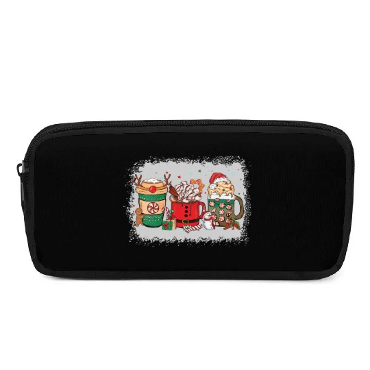 Christmas Hot Chocolate Cup Pencil Cases