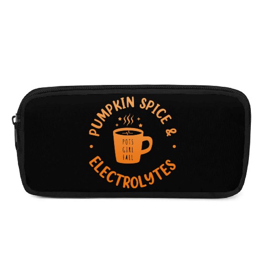 Pumpkin Spice & Electrolytes Funny Pencil Cases