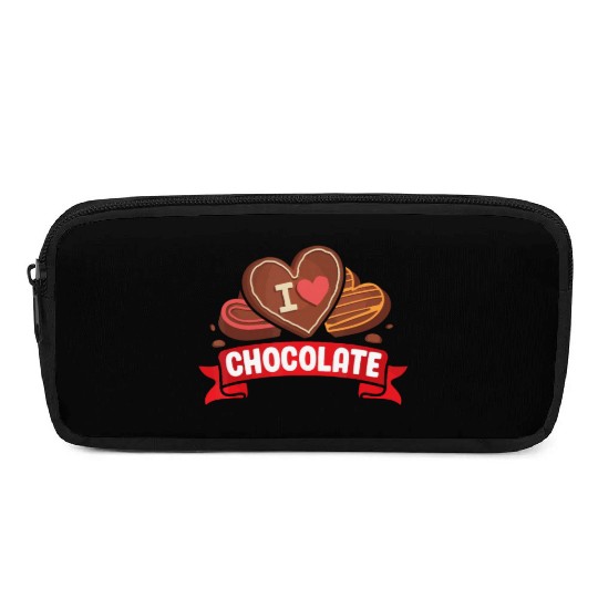 I Love Chocolate Sweets Candy Chocolate Bar Pencil Cases