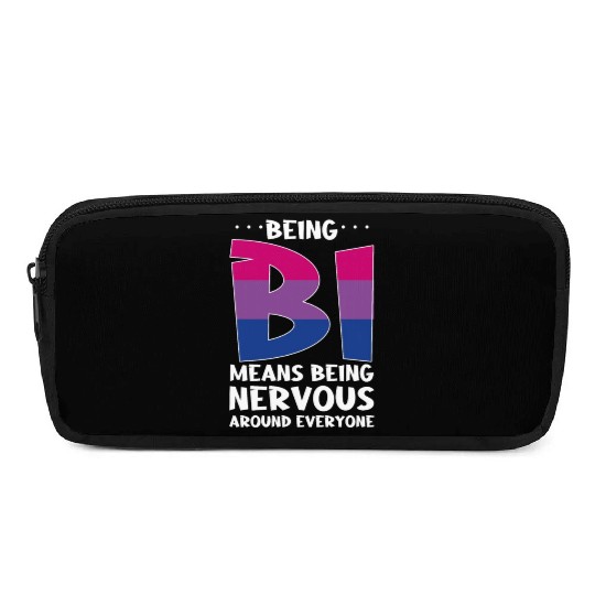 Being Bi Bisexual Pride Kawaii Cat Pencil Cases