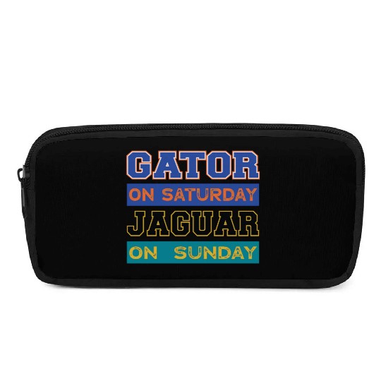 Gator On Saturday Jaguar On Sunday Jacksonville Fo Pencil Cases