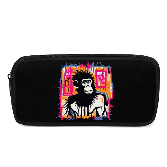 Rock and roll Ape Pencil Cases