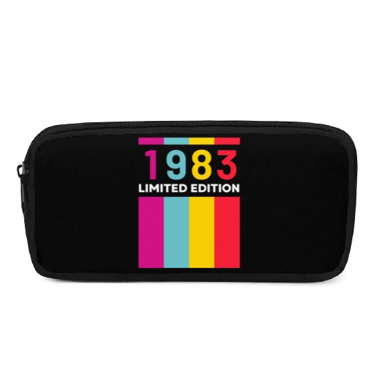 40 Years Vintage 1983 Retro 40th Birthday Pencil Cases