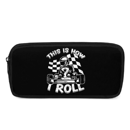 Go Kart Racer Pit Crew Car Racing Karting Pencil Cases