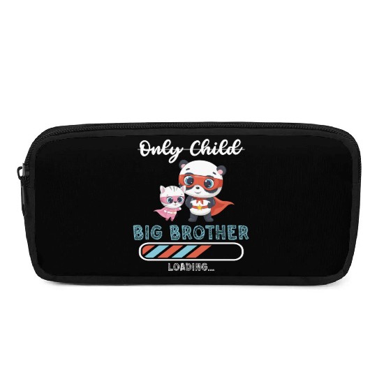 Big brother super hero panda cat Pencil Cases