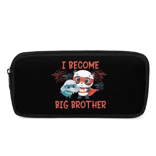 Big brother super hero panda elephant Pencil Cases