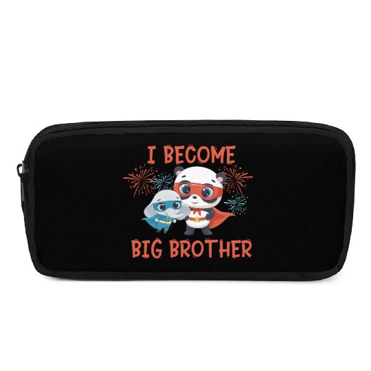 Big brother super hero panda elephant Pencil Cases