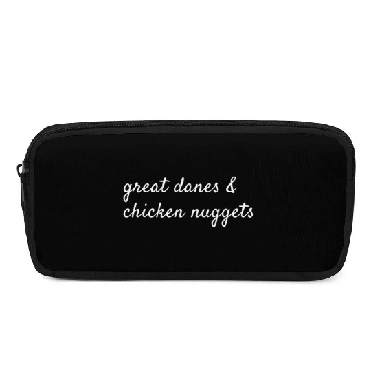Great Danes And Chicken Nuggets Pencil Cases