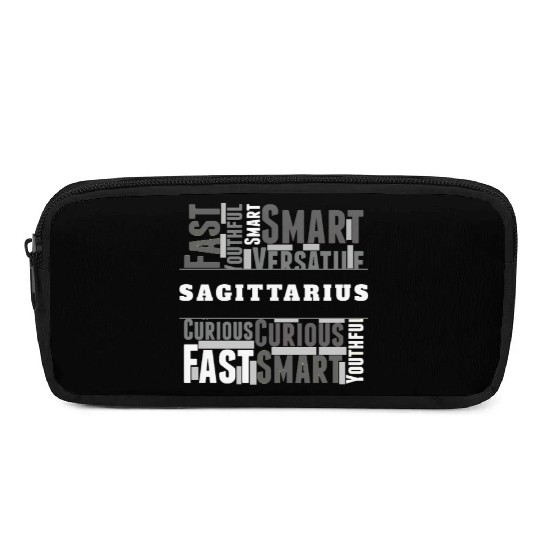Sagittarius Zodiac Star Sign Word Cloud Square Mon Pencil Cases