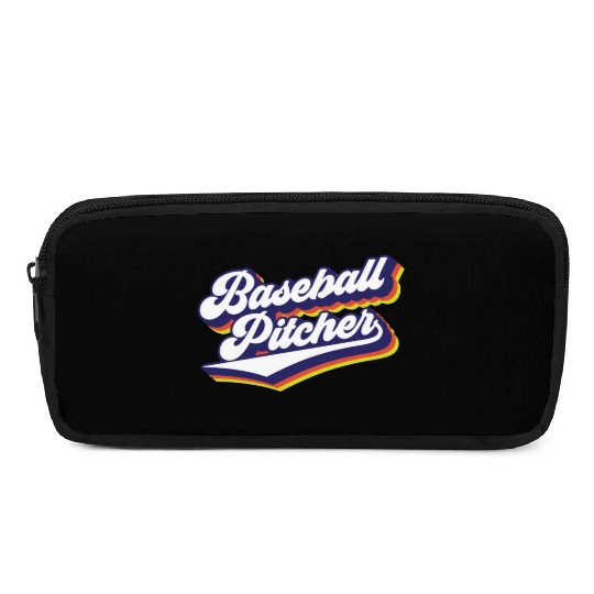 Baseball Pitcher Sayings Player Hobby Pencil Cases