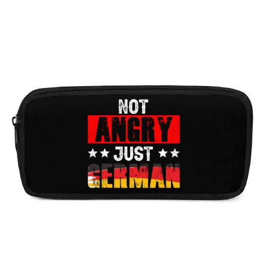 Not Angry Just German Germany Teacher Voice Pencil Cases