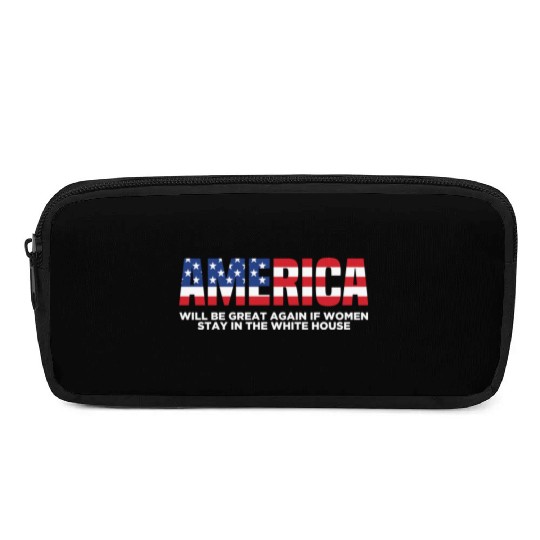 America Will Be Great Again Black Pencil Cases