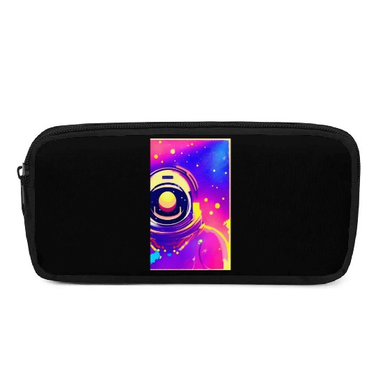 Astronaut neon colors Pencil Cases