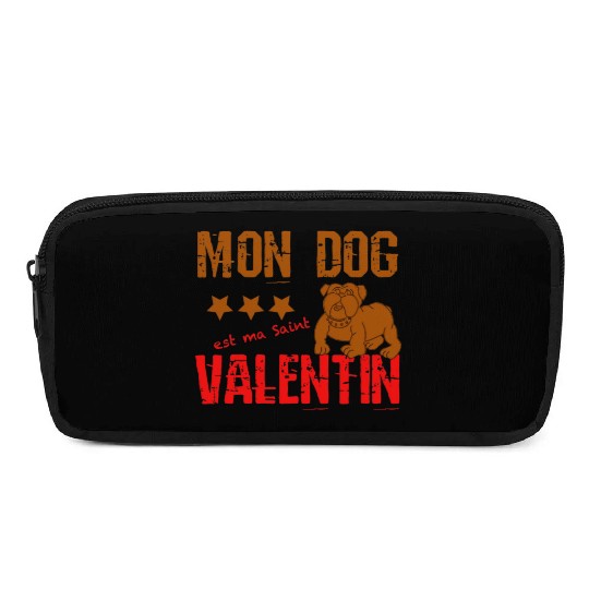 Copy of Copy of my dog is my valentine day 2022776 Pencil Cases