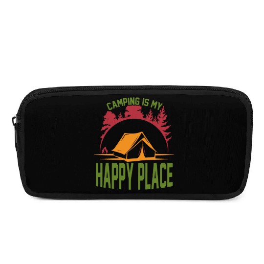 Camping is my happy place Pencil Cases