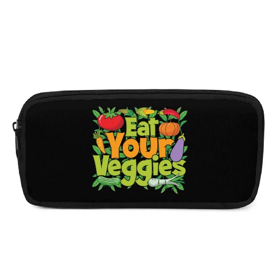 Eat Your Veggies Pencil Cases