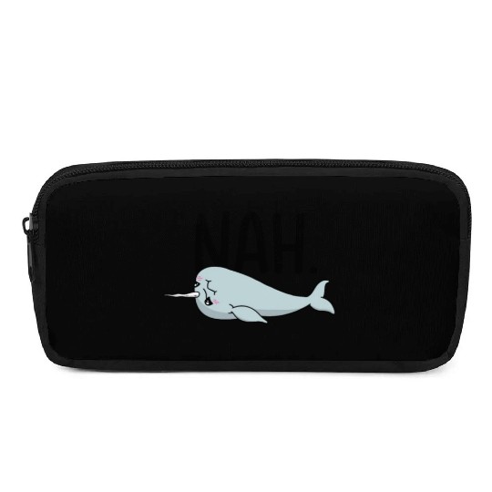 Procrastinating Narwhal Lover Aquatic Animals Pencil Cases