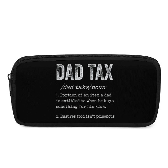 Vintage Dad Tax Definition Men Funny Father's Day Pencil Cases