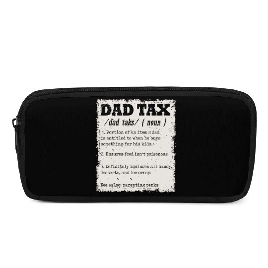 Vintage Dad Tax Definition Men Funny Father's Day Pencil Cases