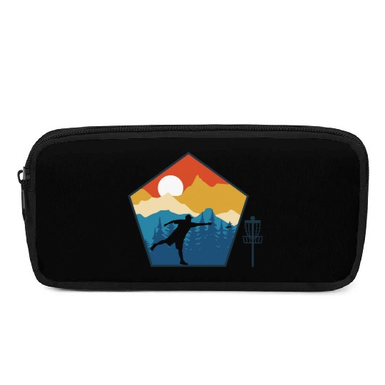 Disc Golf Disc Golfing Ultimate Frisbee Natur Pencil Cases