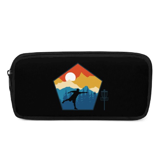 Disc Golf Disc Golfing Ultimate Frisbee Natur Pencil Cases