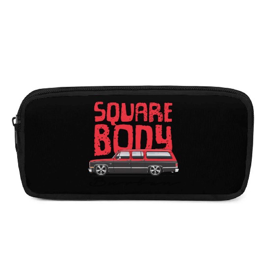 square Cardinal Red Pencil Cases
