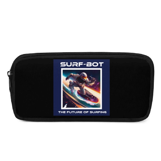 Robot Silver Surfer Pencil Cases