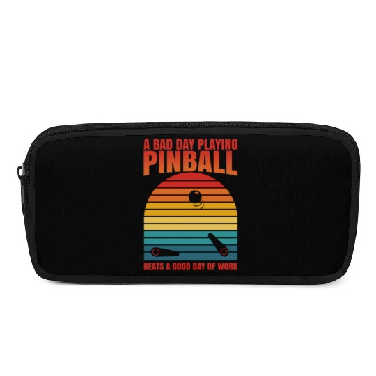 Retro Pinball Beats Work Arcade Machine Pencil Cases