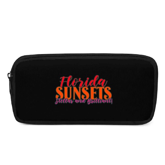 Florida Quote. Sunset, beach, sunshine Pencil Cases