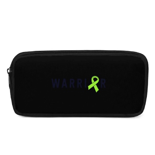 Warrior Lime Green Awareness Ribbon Lyme Disease Pencil Cases