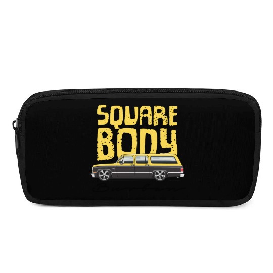 square body Colonial yellow Pencil Cases