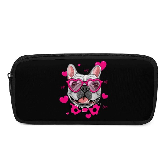 Pug Valentines Day For Pug Dog Lover and Pug Owner Pencil Cases