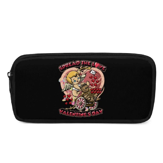 Spread The Love Cupid Arrow Heart Pencil Cases