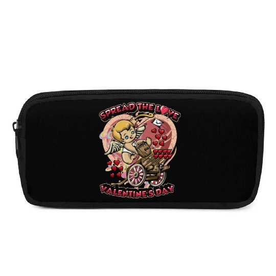 Spread The Love Cupid Arrow Heart Pencil Cases