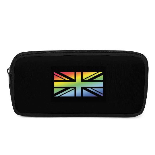 Union Jack / Rainbow Flag (Britain / UK / Poster) Pencil Cases