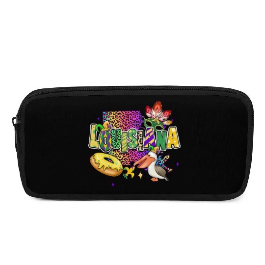 New Orleans Men Women Louisiana Mardi Gras Outfit Pencil Cases
