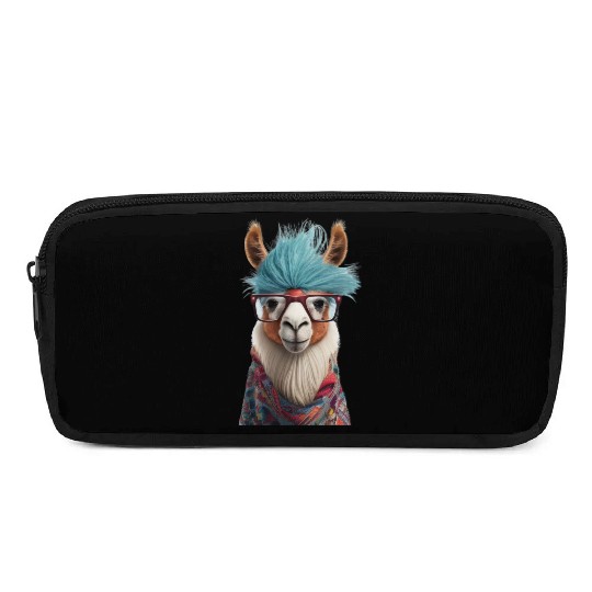 Lama with Attitude Pencil Cases