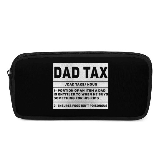 Vintage Dad Tax Definition Men Funny Father's Day Pencil Cases