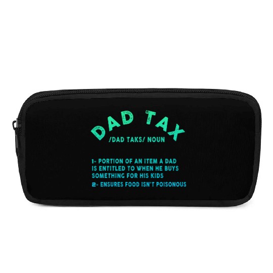 Vintage Dad Tax Definition Men Funny Father's Day Pencil Cases