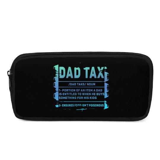 Vintage Dad Tax Definition Men Funny Father's Day Pencil Cases