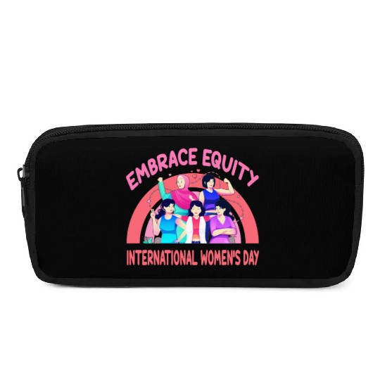 International Women's Day Embrace Equity Pencil Cases
